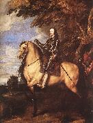 DYCK, Sir Anthony Van Charles I on Horseback fg oil painting